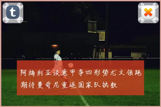 阿梅利亚谈意甲争四形势尤文领跑期待曼奇尼重返国家队执教